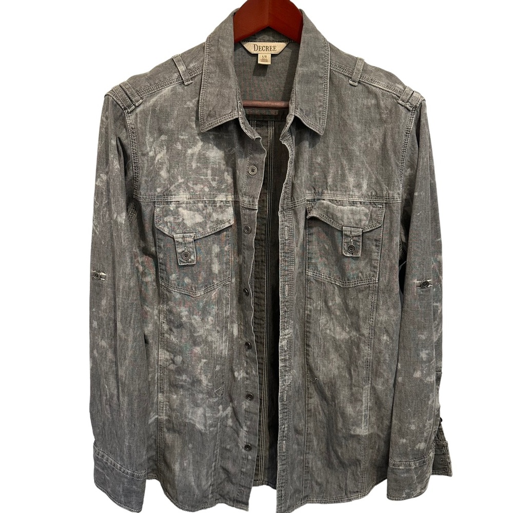 Decree Button Down Shirt L